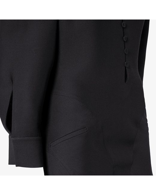 Fendi Black Long Sleeve Dress