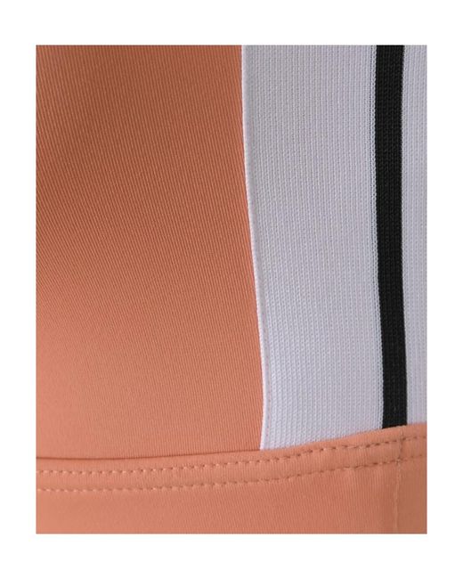 Palm Angels Pink Side-Stripe Sports Bra