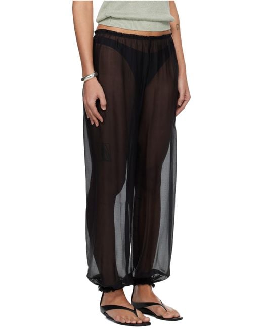 Paloma Wool Black Jogger Casual Pants