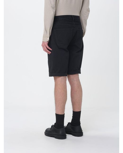 Dondup Blue Cuffed Five-Pocket Shorts for men