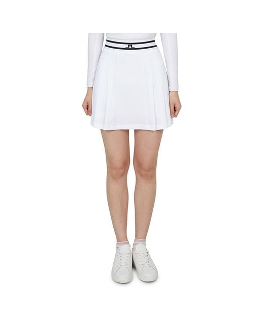 J.Lindeberg Metallic Logo Skirt