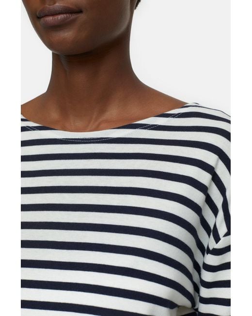 Closed Blue Striped Long Sleeve T-Shirt