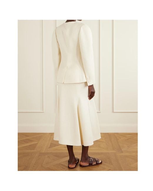 Gabriela Hearst White Daelan Single-Breasted Jacket