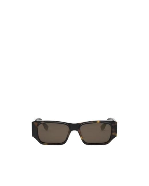 Fendi Multicolor Eyewear Square Frame Sunglasses for men
