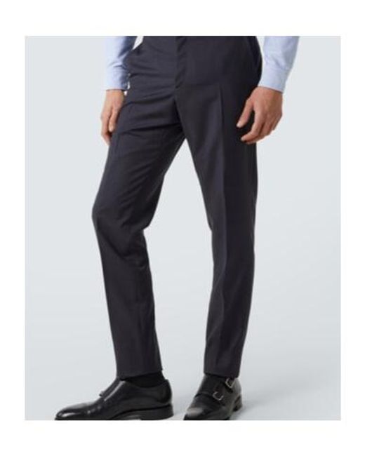 Brioni Blue Trevi Wool And Mohair Suit for men