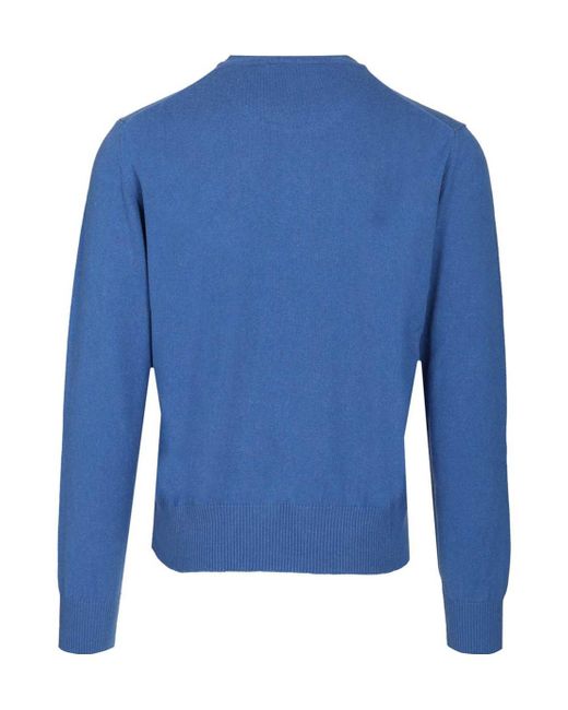 Vivienne Westwood Blue Orb Embroidered Sweatshirt for men
