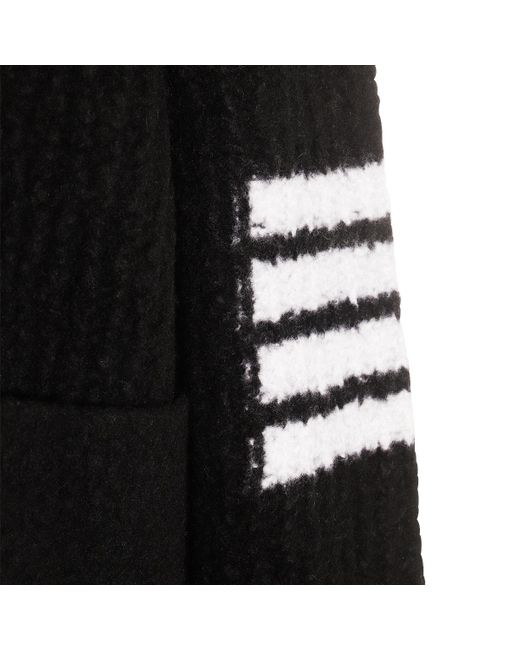 Thom Browne Black Logo Detailed Jacket for men