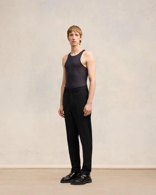 AMI Black Ami Cigarette Trousers for men