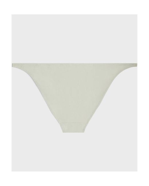 Céline White Triomphe Swimsuit Bottom
