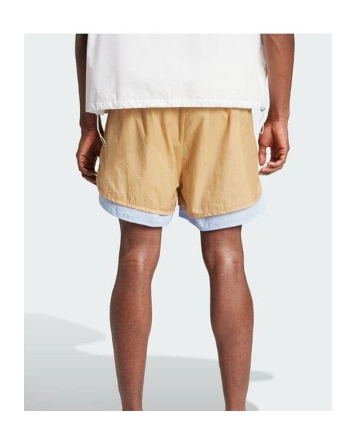Adidas by Wales Bonner Natural Adidas Originals X Wales Bonner Layered Shorts for men