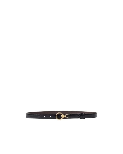 Fendi White Ff Diamonds Belt
