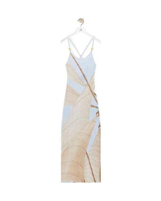 Loewe White Strappy Dress