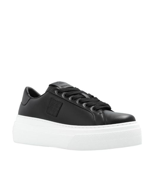 Givenchy Black City Platform Sneakers