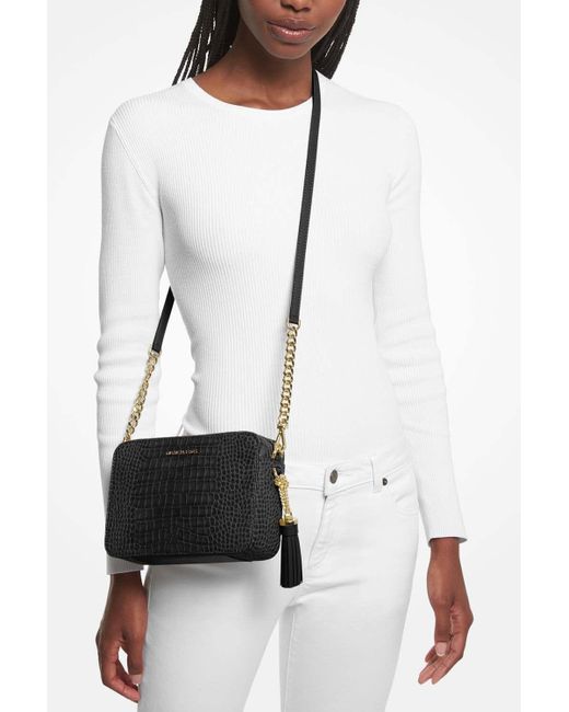 MICHAEL Michael Kors Black Logo Shoulder Bag