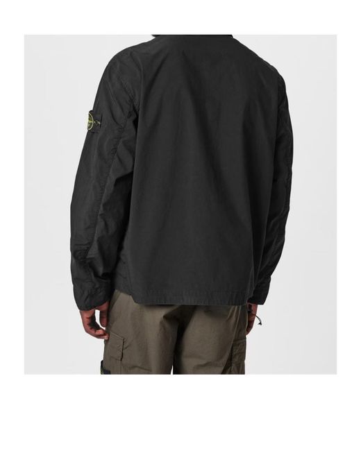 Stone Island Black Light Compact Jacket for men