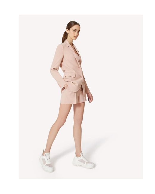 RED Valentino Pink Wide-Leg Shorts