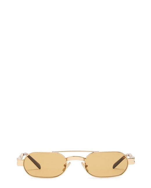 Miu Miu White Metal Sunglasses
