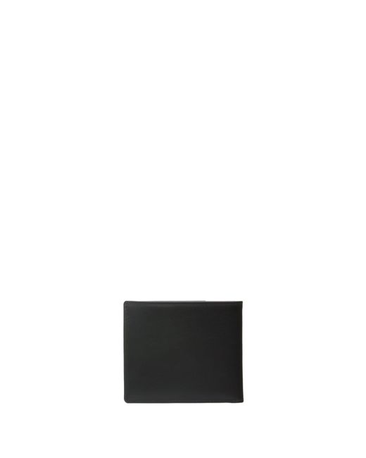 Tod's Black Foldover Leather Wallet for men