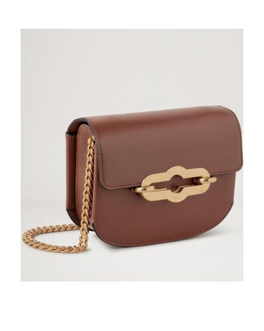 Mulberry Brown Small Pimlico Leather Satchel Bag