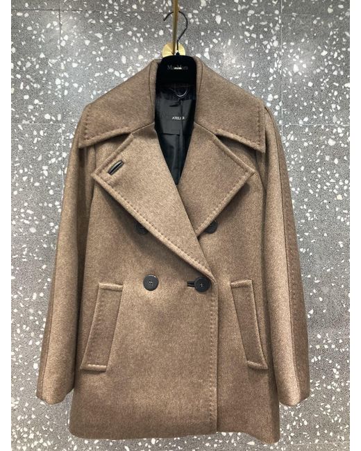 Max Mara Brown Long-Sleeved Coat