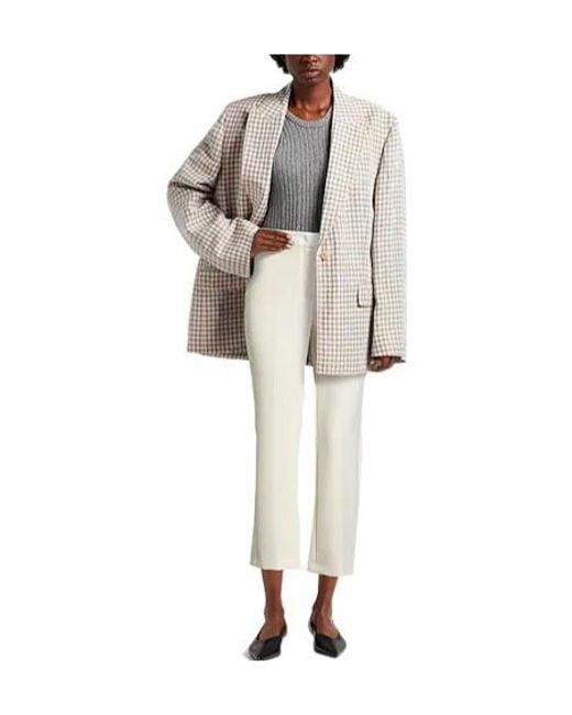 Weekend by Maxmara White Straight-Leg Trousers