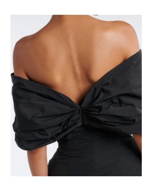 Magda Butrym Black Draped Gown