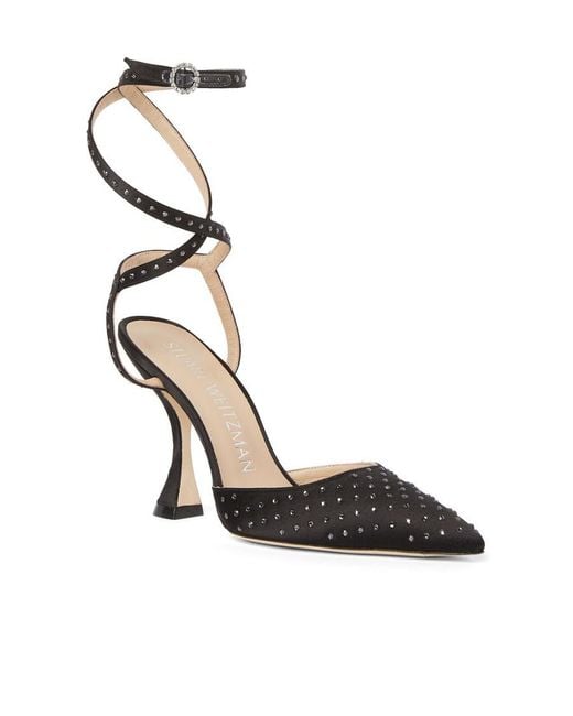 Stuart Weitzman Metallic Wrapped High Heels