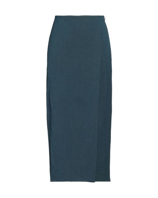 Tory Burch Blue Midi Skirt