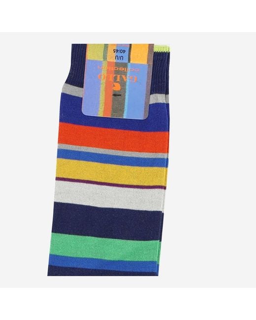 Gallo Blue Printed Socks for men
