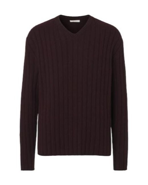 The Row Brown Ettore Cashmere Sweater for men