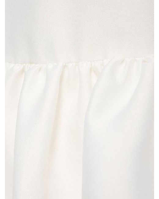 Self-Portrait White Embellished Mini Dress