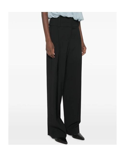 Sportmax Black Spxgirino Straight Leg Pants