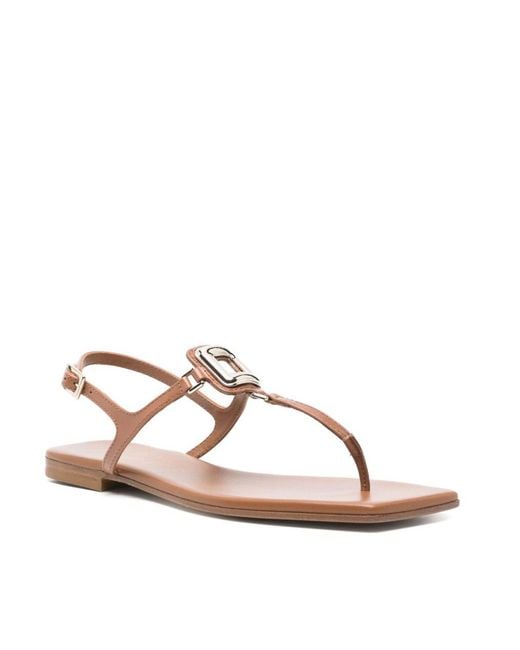 Roger Vivier Brown Viv By The Sea Buckled Sandals