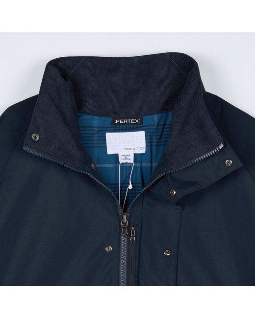 Nanamica Blue Pertex Field Jacket for men
