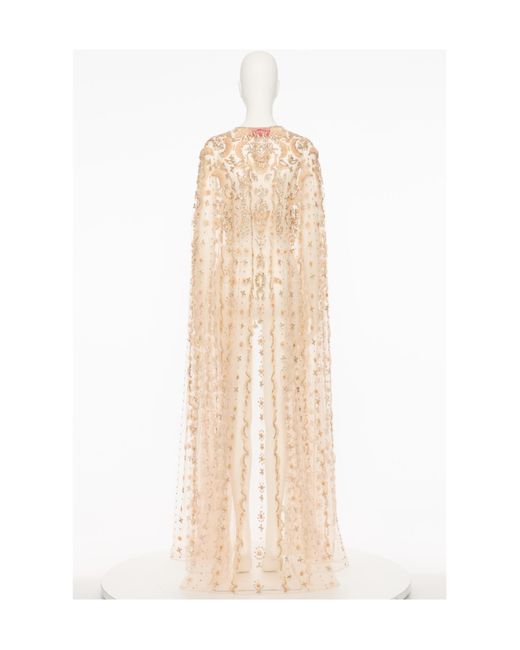 Valentino White Translucent Cloak