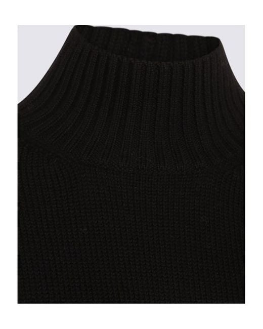 Fabiana Filippi Black Wool Knitwear