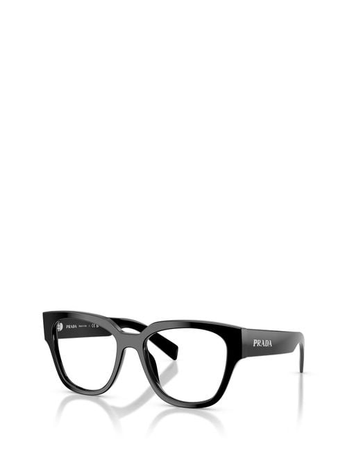 Prada White Eyewear Square Frame Glasses