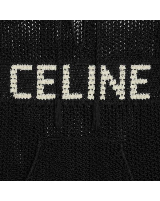 Céline Black Oversized Baja for men