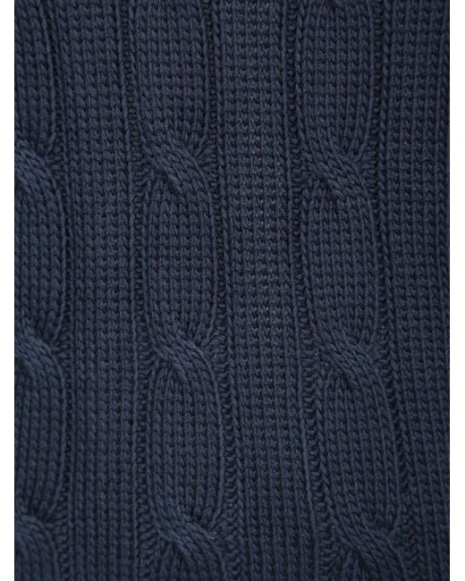 Polo Ralph Lauren Blue V-Neck Long Sleeved Jumper