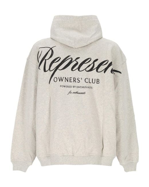 Represent White Owners Club Script Hoodie for men