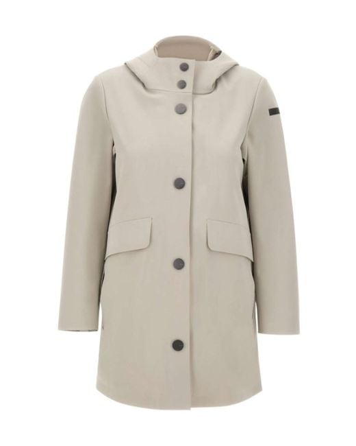 Rrd Natural Long-Sleeved Trench Coat