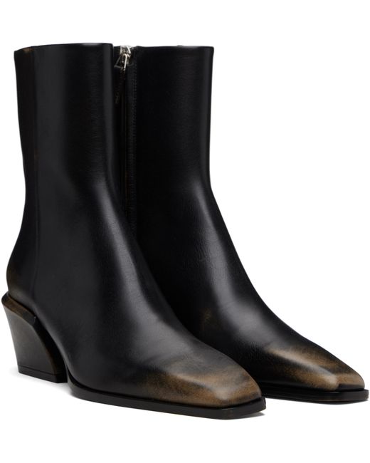 Paris Texas Black Bettina Ankle Boots