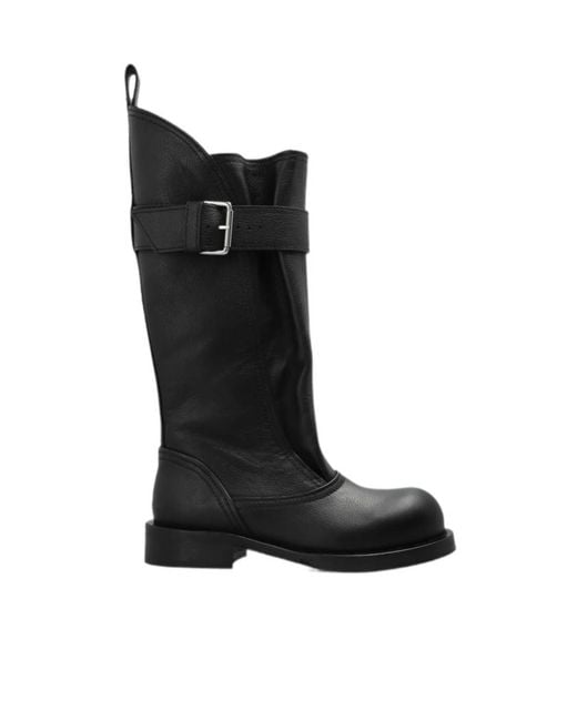IRO Black Round-Toe Short Boots