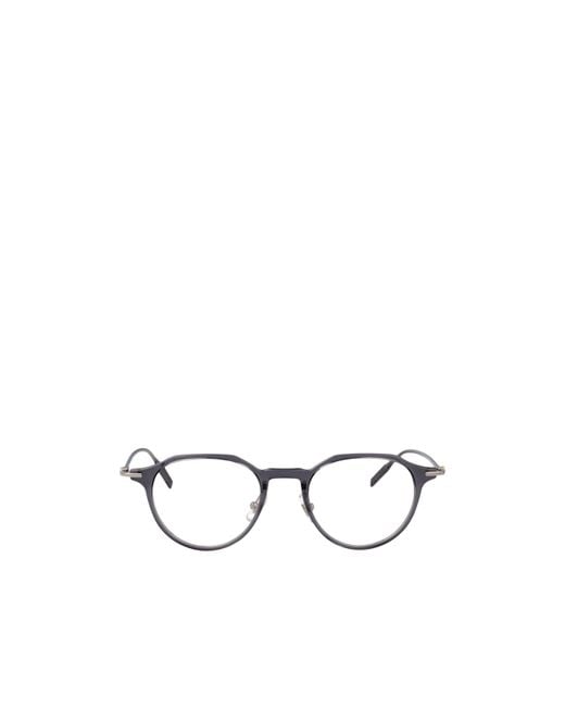 Montblanc White Eyewear Pantos Frame Glasses for men