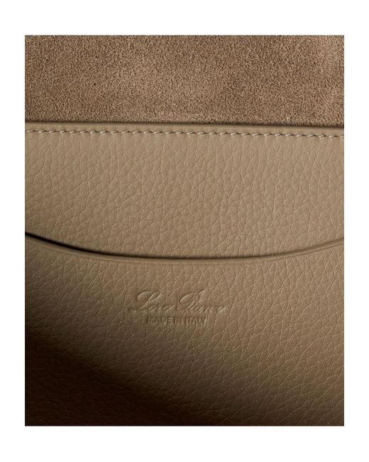 Loro Piana Brown Beam Small Handbag for men
