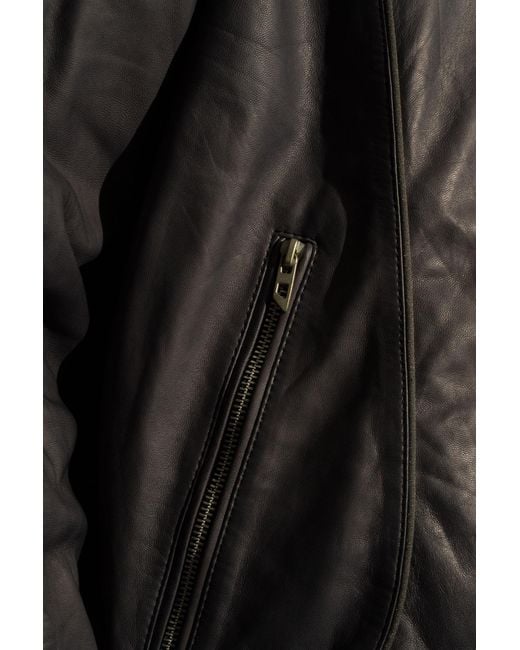 DIESEL Gray L-Krix Zip-Up Jacket for men