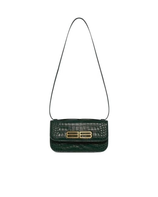 Balenciaga White Small Gossip Satchel Bag