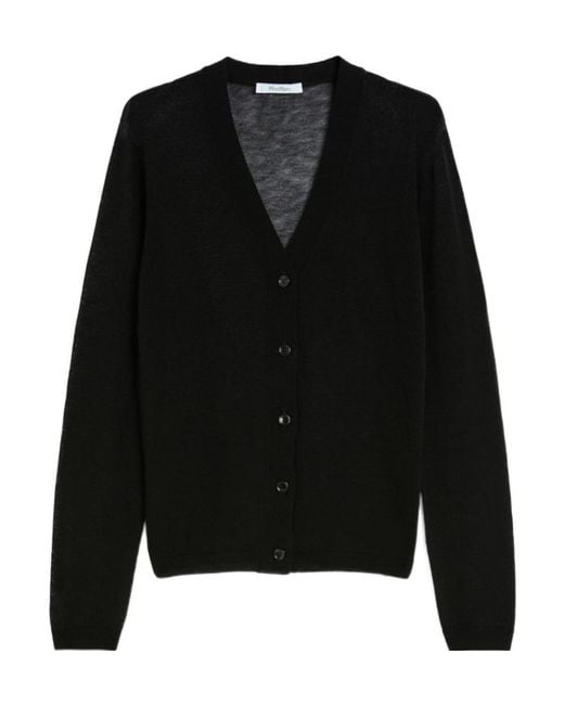Max Mara Black Wool Cardigan