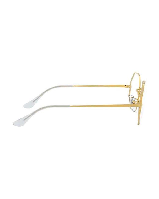 Ray-Ban White Metal Occhiali Da Vista for men