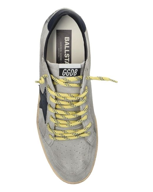 Golden Goose Deluxe Brand Gray Ball Star Low-Top Sneakers for men